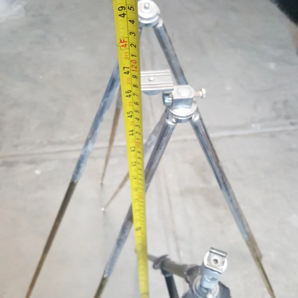 3pcs 4ft expandable tripods metal and plastic